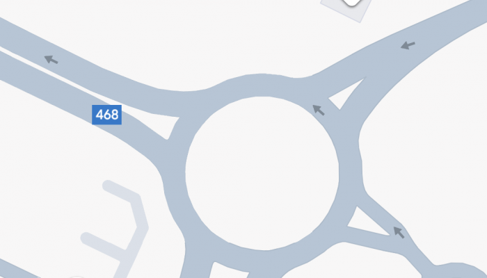 Rozšíření kruhového objezdu (i cest) u 