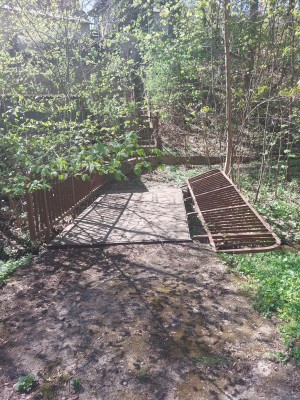 Obnova stezky pod břehem Palackého