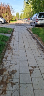 Rekonstrukce chodníku na ulici Horní od č.p. 813 po č.p. 857, Třinec-Lyžbice