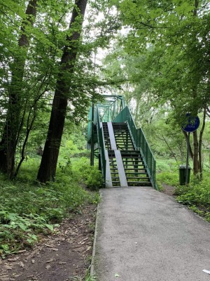 Přístupnost lávky přes Olši