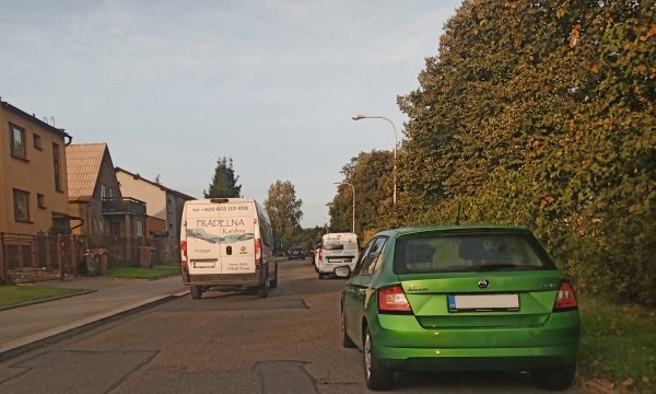 Zjednosměrnéni ulice beskydska