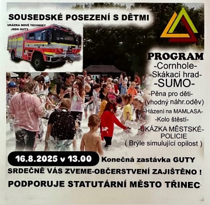 SOUSEDSKÉ POSEZENĺ S DĚTMI V GUTECH