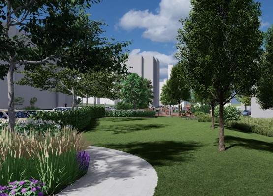 Regenerace veřejného prostranství nad „Hradčany“