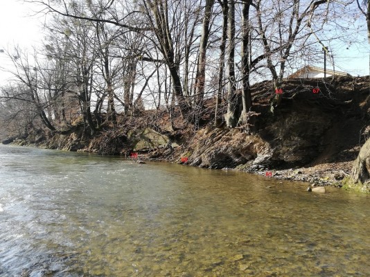 Zajištění břehového svahu Olše