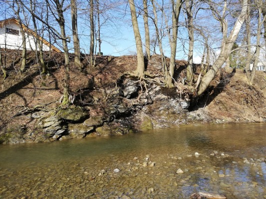 Zajištění břehového svahu Olše