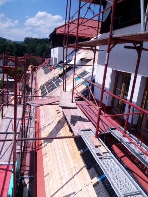 Bytový dům Oldřichovice čp. 783 – rekonstrukce střechy