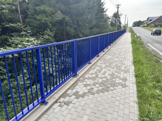 Chodník Nebory - oprava včetně zábradlí
