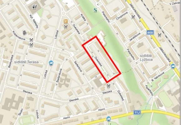 Parkoviště ul. Dukelská