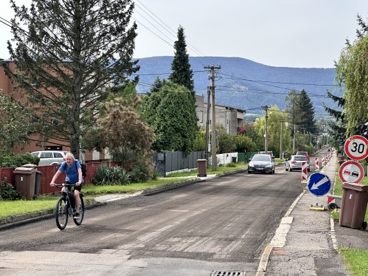 Rekonstrukce silnice Nebory-Podlesí, k válcovně „C“