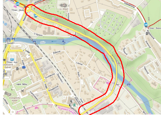 Objezd Myší díry a úleva ul. Nádražní, Frýdecké a 1.máje